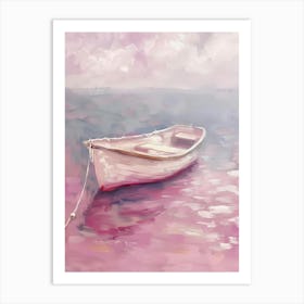 Pink Boat Art Print