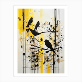 Birds On A Branch 12 Poster