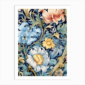 Floral Wallpaper 9 Art Print