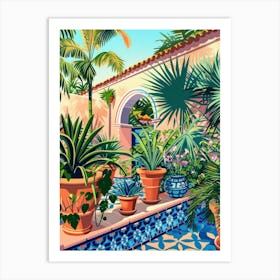 California Garden 2 Art Print