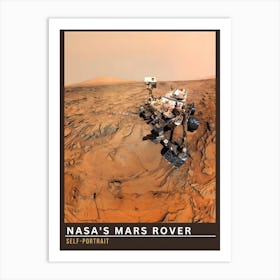 Nasa'S Mars Rover Self Portrait Art Print