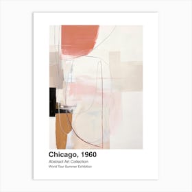 World Tour Exhibition, Abstract Art, Chicago, 1960 6 Art Print