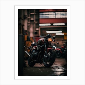 Triumph Bonneville 9 Art Print