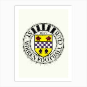 St Mirren League Scotland Art Print