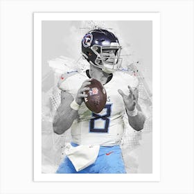 Will Levis Tennessee Titans Art Print