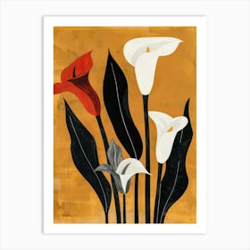 Calla Lilies 13 Art Print