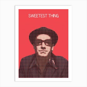 U2 Sweetest Thing Bono Art Print