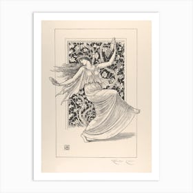 Dancing Nymph, Walter Crane Art Print