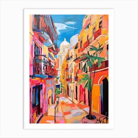 Valencia Spain 6 Fauvist Painting Art Print