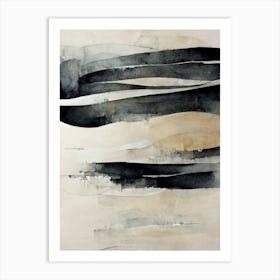 Abstract Art With Strokes Art Print