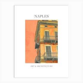 Naples Travel And Architecture Poster 2 Art Print