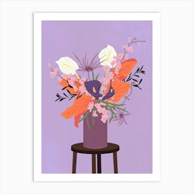 Flowers For Sagittarius Art Print