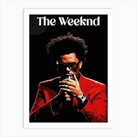 the Weeknd 4 Art Print