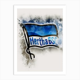 Hertha Bsc Berlin Painting Art Print