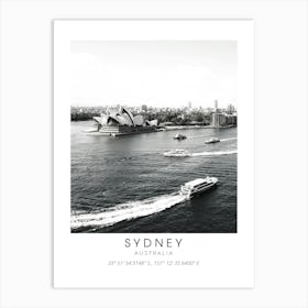 Sydney Australia Art Print