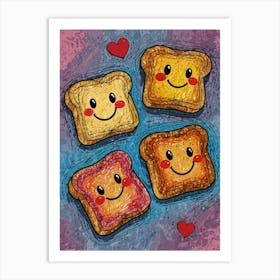 Happy Toast 1 Art Print