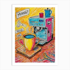 Morning Coffee Art Print