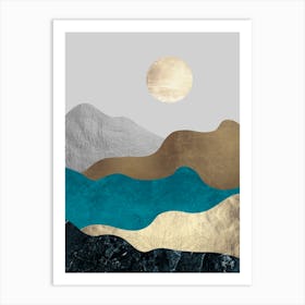 Collage landscape 14 Art Print