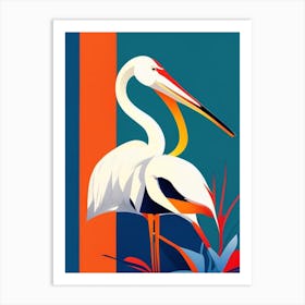 Stork Pop Matisse Bird Art Print