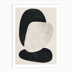 Djibouti Stone Park Bauhaus Minimalist Art Print