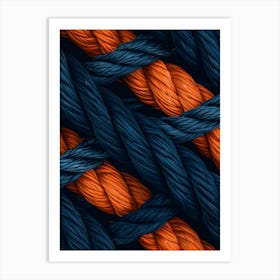 Ropes Background Art Print