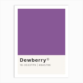 Dewberry Art Print