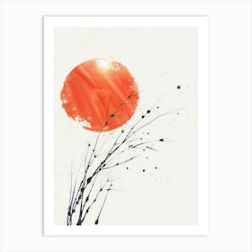 Azure Sun Art Print