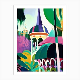 Tivoli Gardens, 1, Italy Abstract Still Life Art Print