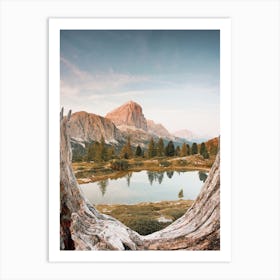 Alpine Lake Scenery Art Print