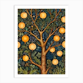 William Morris Pomegranate Tree Art Print