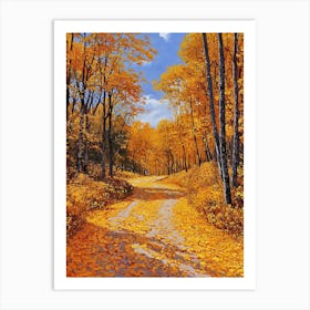 Beautiful Autumn Painting 6 Art Print