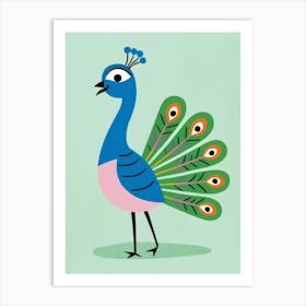 Peacock Art Print