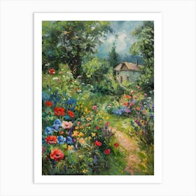 Garden In Bloom 2 Art Print