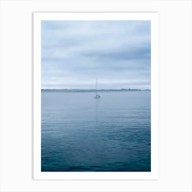 Sailboat On The Water Art Print