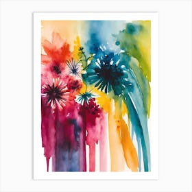 Dahlias 2 Art Print