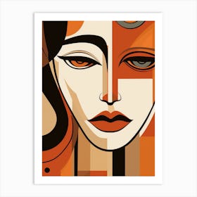 Face Of A Woman Art Print