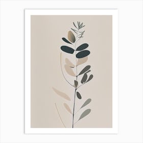 Astragalus Herb Simplicity Art Print