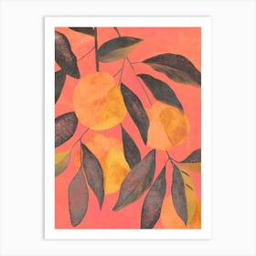 Peaches At Sunset Art Print