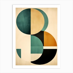 Abstract Letter B Art Print