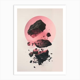 Rocks Colliding 3 1 Art Print