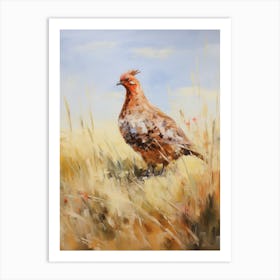 Bird Painting Pheasant 7 Art Print
