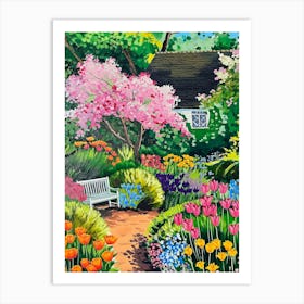 Cottage Garden Art Print