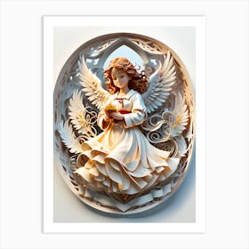 Angel 5 Art Print