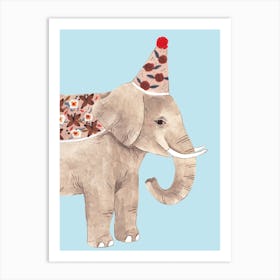 Chubby Elephant Art Print