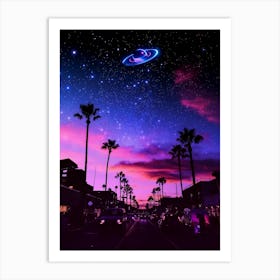 Aesthetic Night Art Print