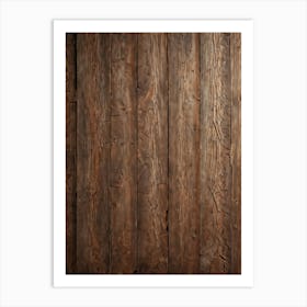 Antique Wooden Texture Showcasing A Rich Rustic Design With An Intricate Grunge Pattern Incorporat (4) Art Print