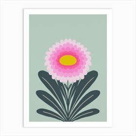 Cute Dahlia Art Print