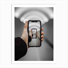 Infinity Handphone Art Print