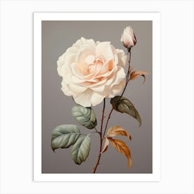 Rose 6 Flower Painting Art Print