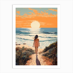 Four Mile Beach Golden Tones 1 Art Print